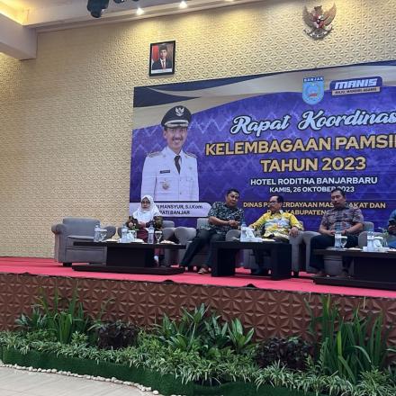 RAPAT KOORDINASI KELEMBAGAAN PAMSIMAS TAHUN 2023